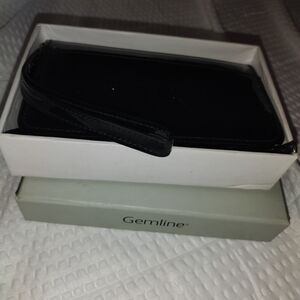Gemline "RELAY" Wristlet Wallet Faux Leather 6"x4" x2"